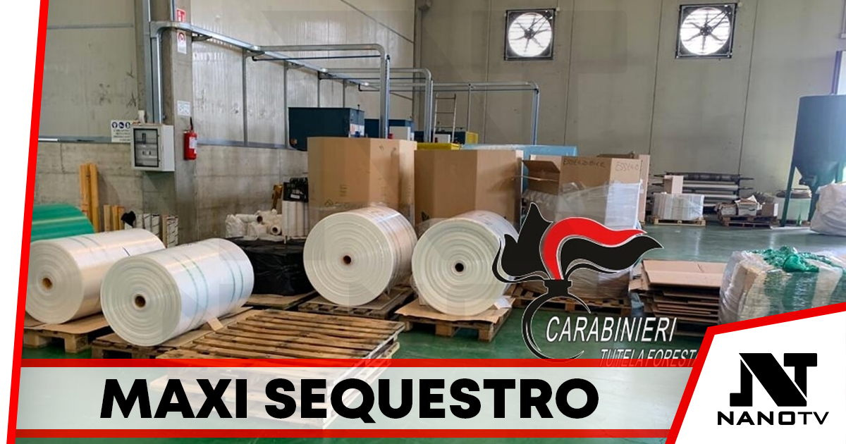 Caivano: sequestrati 320kg di shoppers