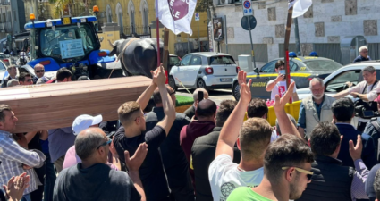 Bufale Protesta Caserta