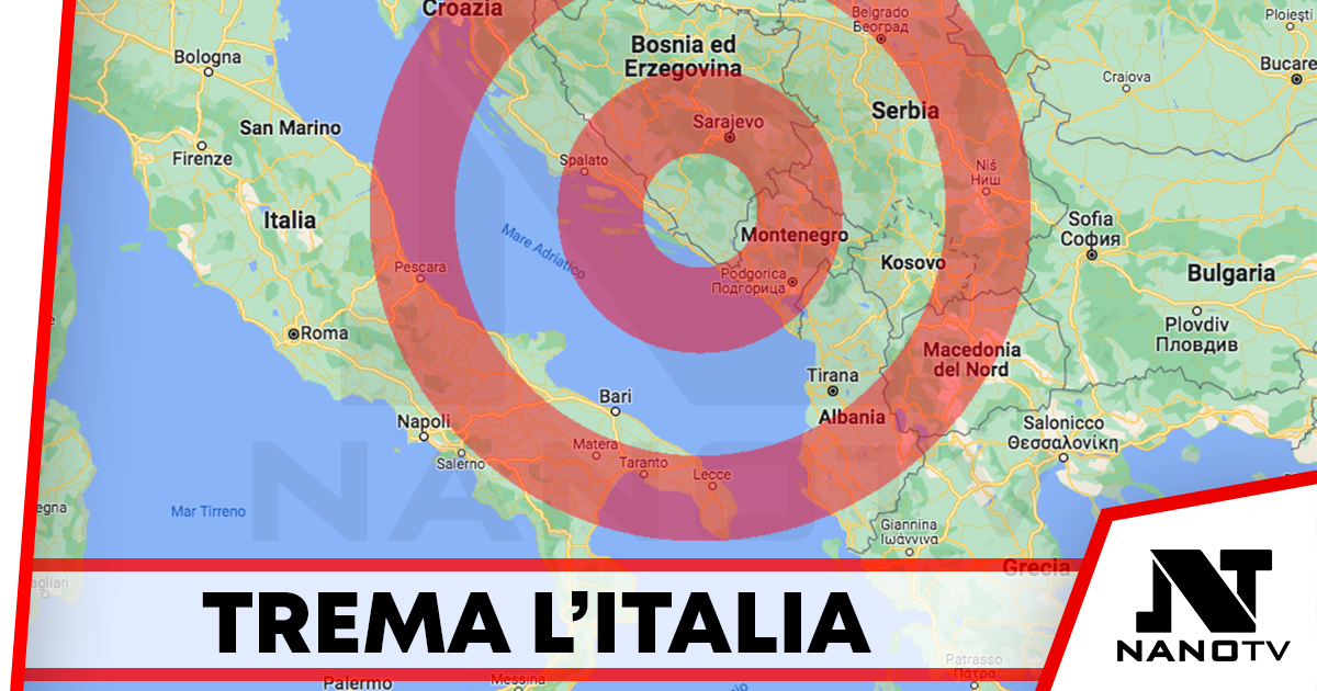 Forte terremoto in Bosnia avvertito in Italia