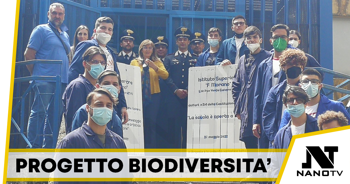 Caivano: al via il progetto sulle biodiversità con l’Arma dei Carabinieri