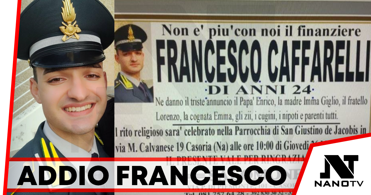 Casoria: lutto in città per la tragica morte di Francesco