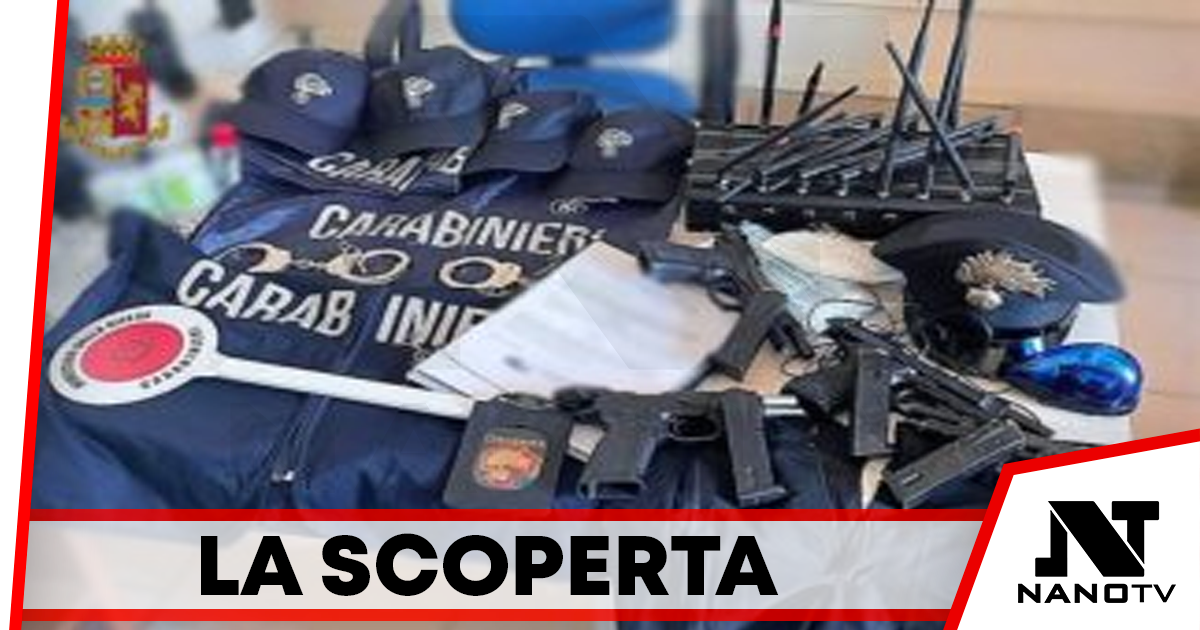 Casandrino: pistole e tesserini falsi dei Carabinieri in casa, 35enne nei guai