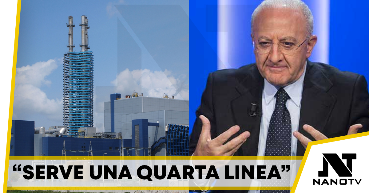 De Luca: “Occorre una quarta linea per l’inceneritore di Acerra”