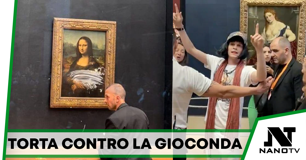 Parigi: torta contro la Gioconda, fermato il cialtrone