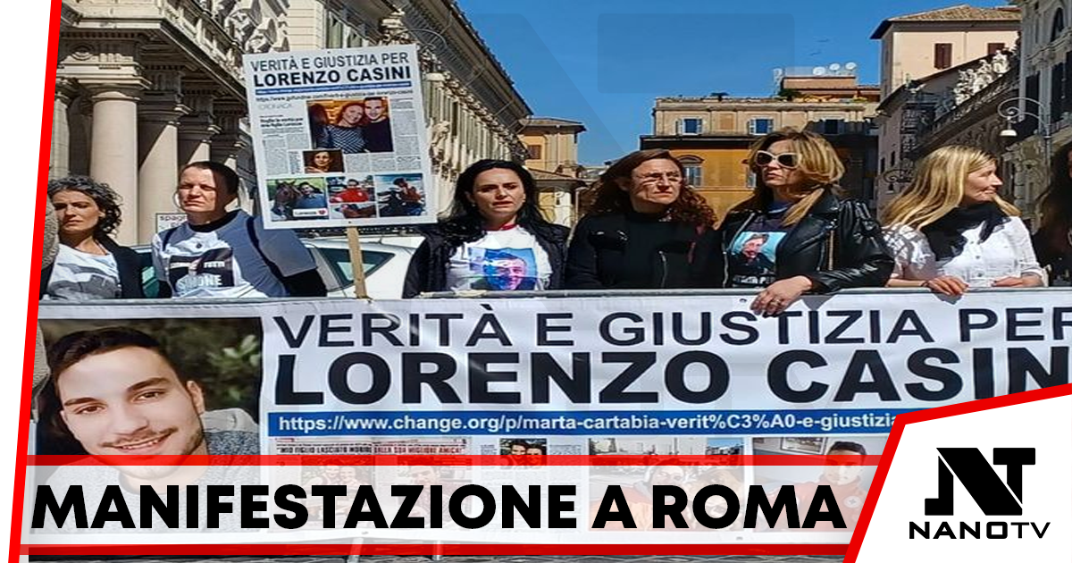 Manifestazione a Roma per le vittime della strada