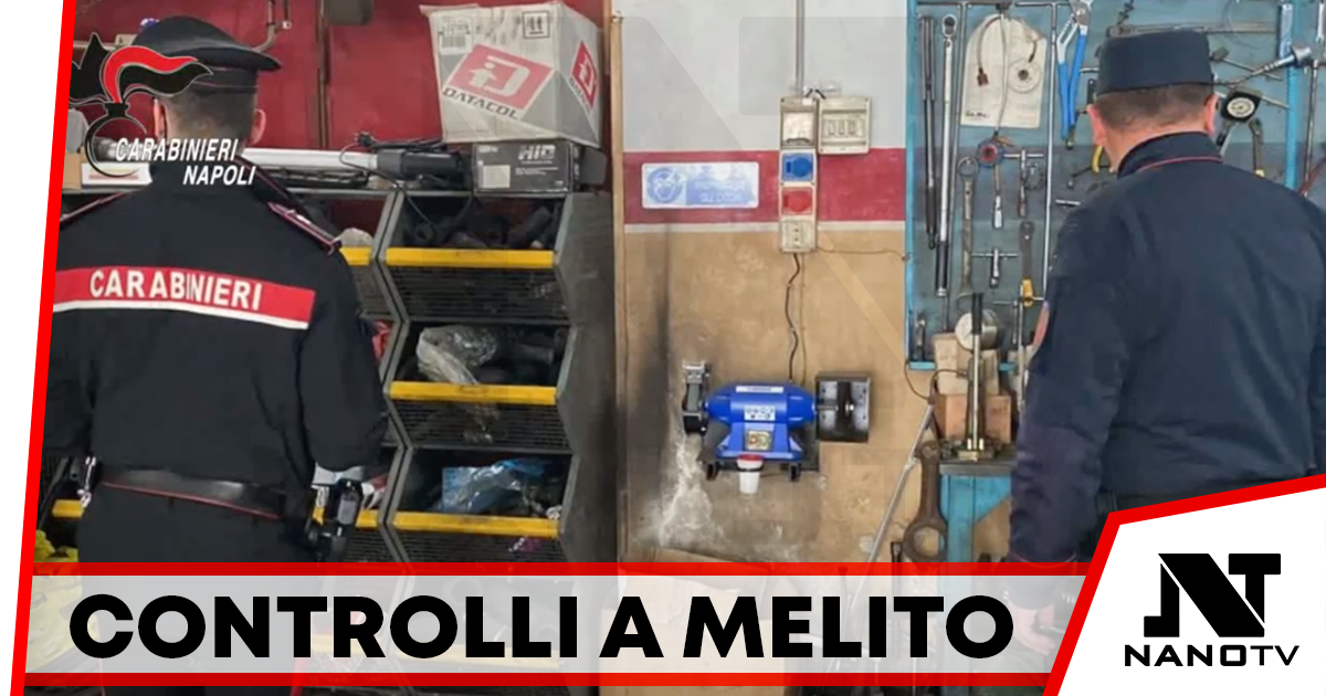 Melito: sequestrata officina, sanzioni anche a due caseifici