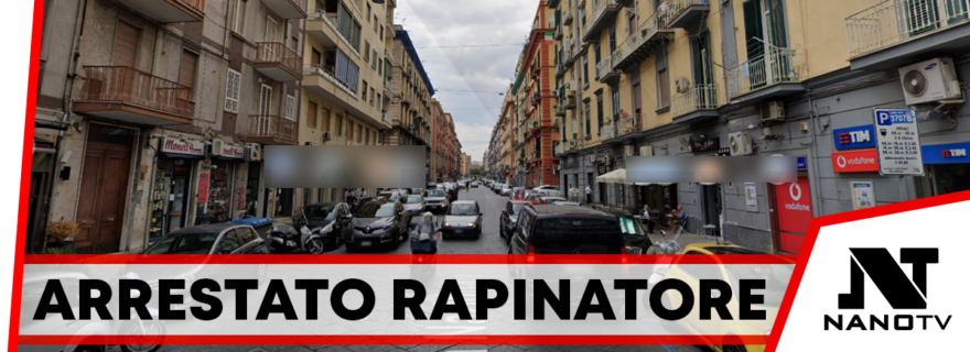 Rapinatore Napoli Caivano via Nazionale