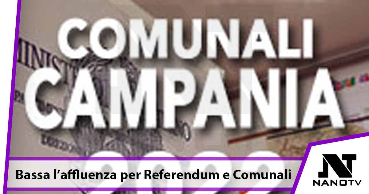 Elezioni Comunali 2022: tra poco alle 23 si chiude il voto per 89 citta’ in Campania: bassa l’affluenza