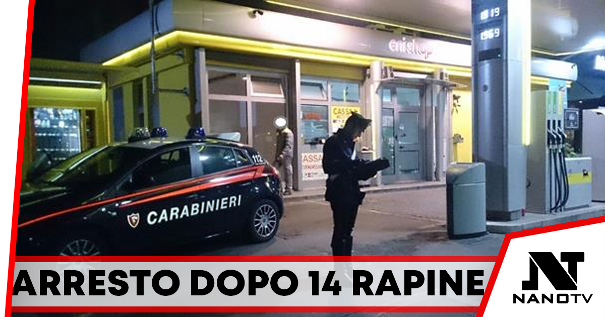 14 rapine in un mese, arrestato un uomo a Torre Annunziata