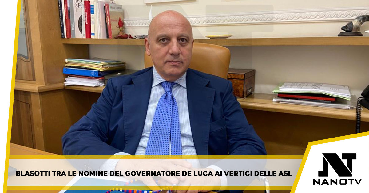 Amedeo Blasotti diventa direttore generale dell’ASL di Caserta, subentra all’afragolese Ferdinando Russo