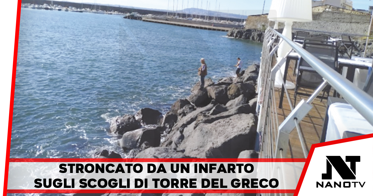 Si accascia sugli scogli: stroncato da un infarto un 48enne a Torre del Greco