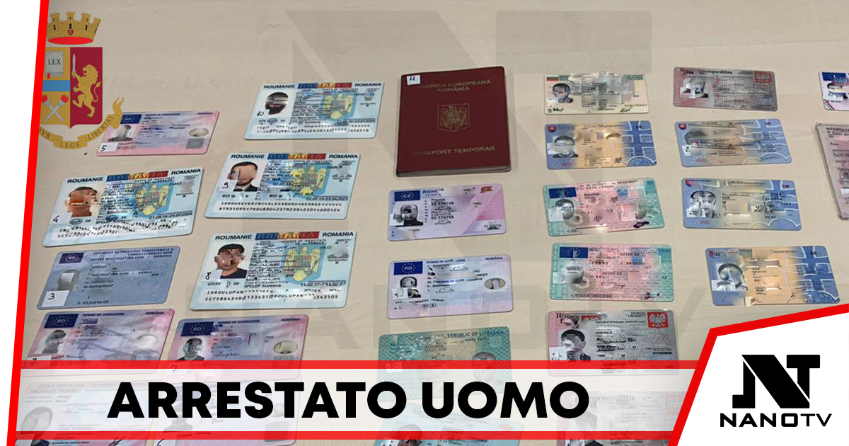 Napoli: arrestato uomo, era in auto con documenti falsi