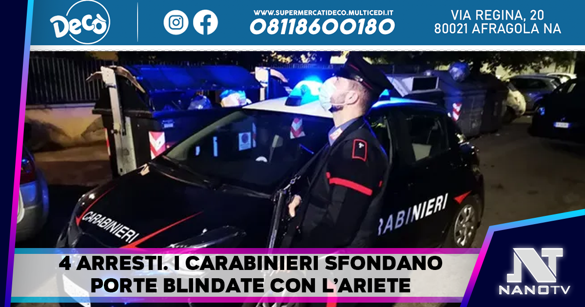 Caivano, controlli a tappeto dei Carabinieri: 4 arresti nel Parco Verde