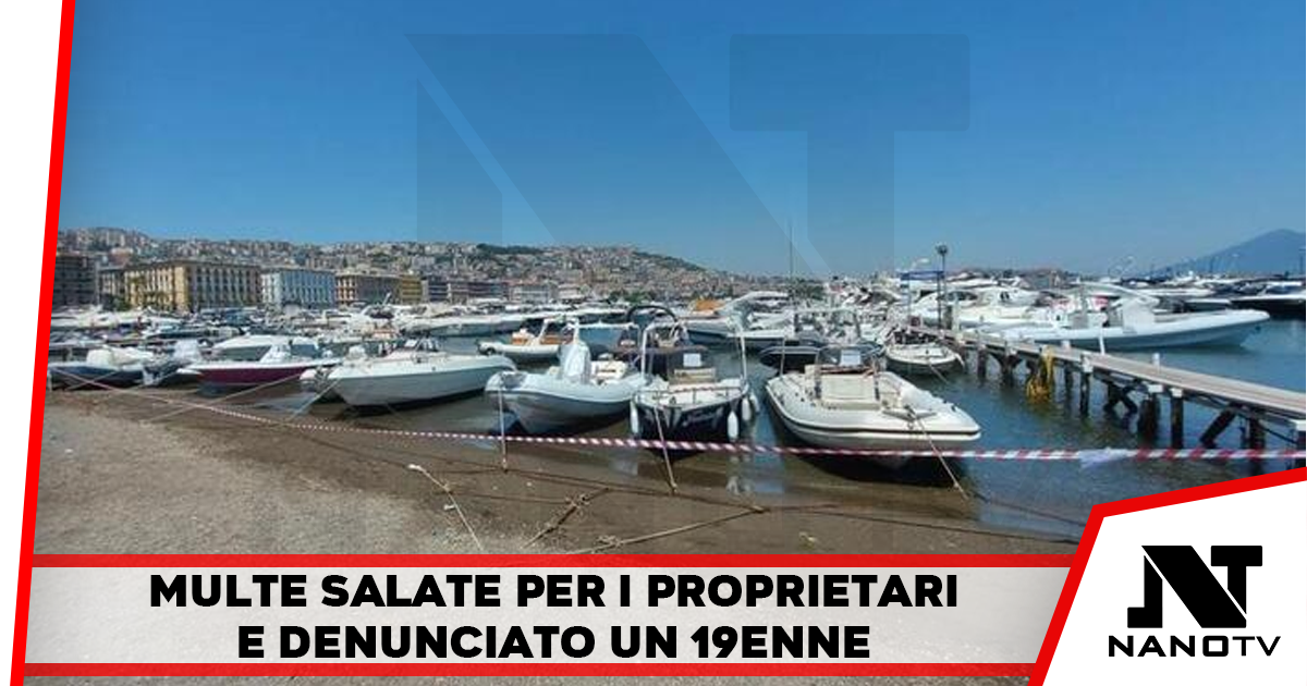 Mergellina, sequestro specchio d’acqua, 42 barche occupavano abusivamente un’area di circa 1000 metri quadrati