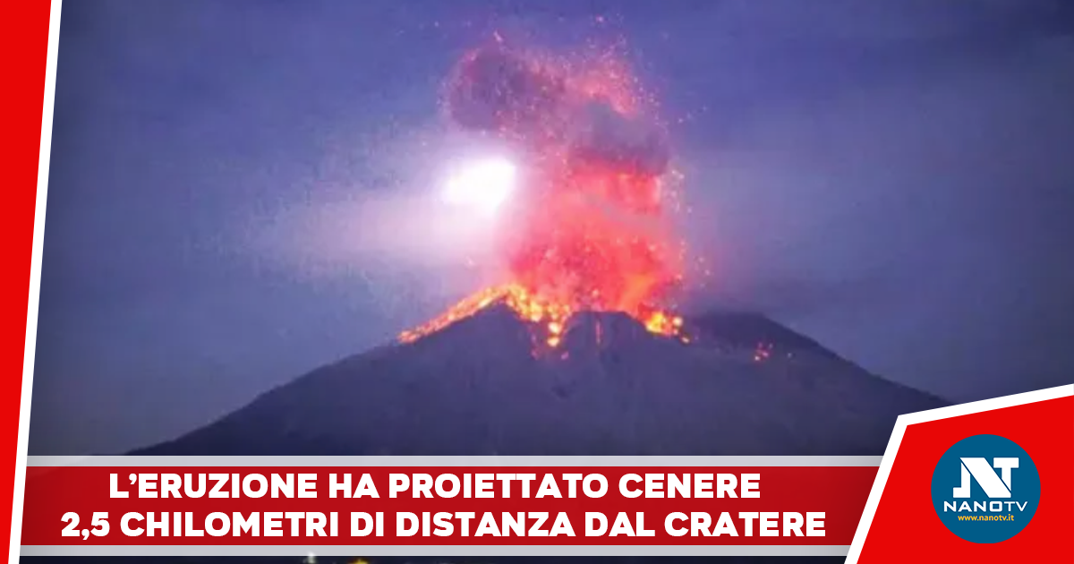 Giappone: erutta il vulcano Sakurajima, evacuati due villaggi