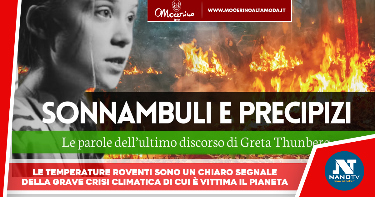 Ambiente. “Siamo come sonnambuli verso un precipizio”: le parole di Greta Thunberg