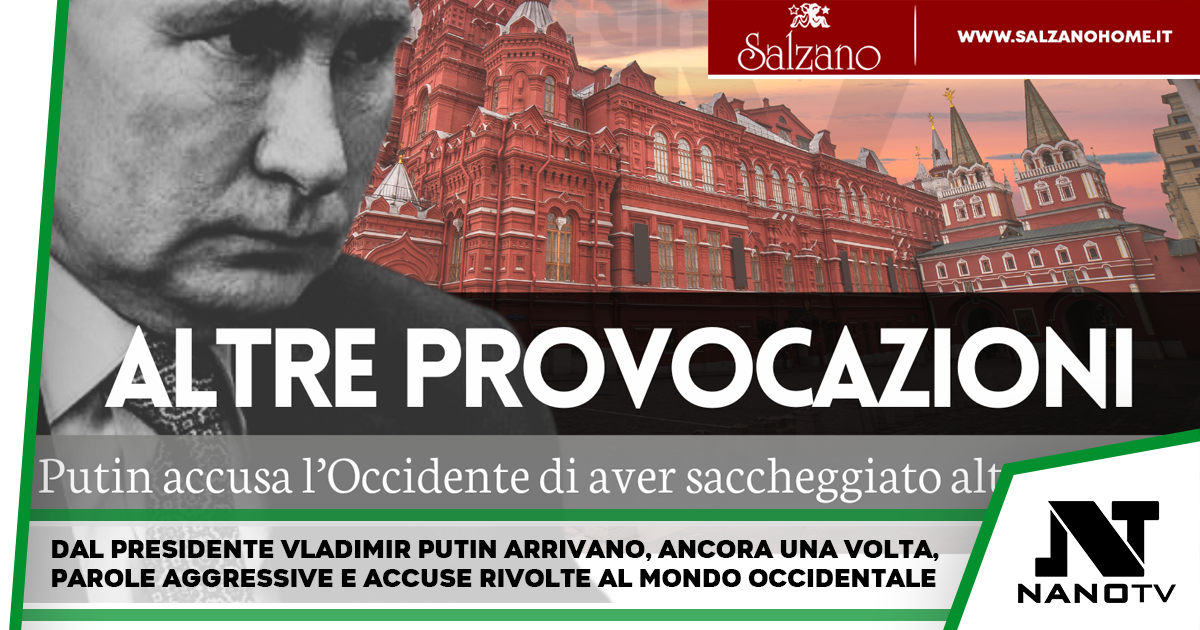 Putin: “Occidente razzista, ha saccheggiato le altre nazioni”