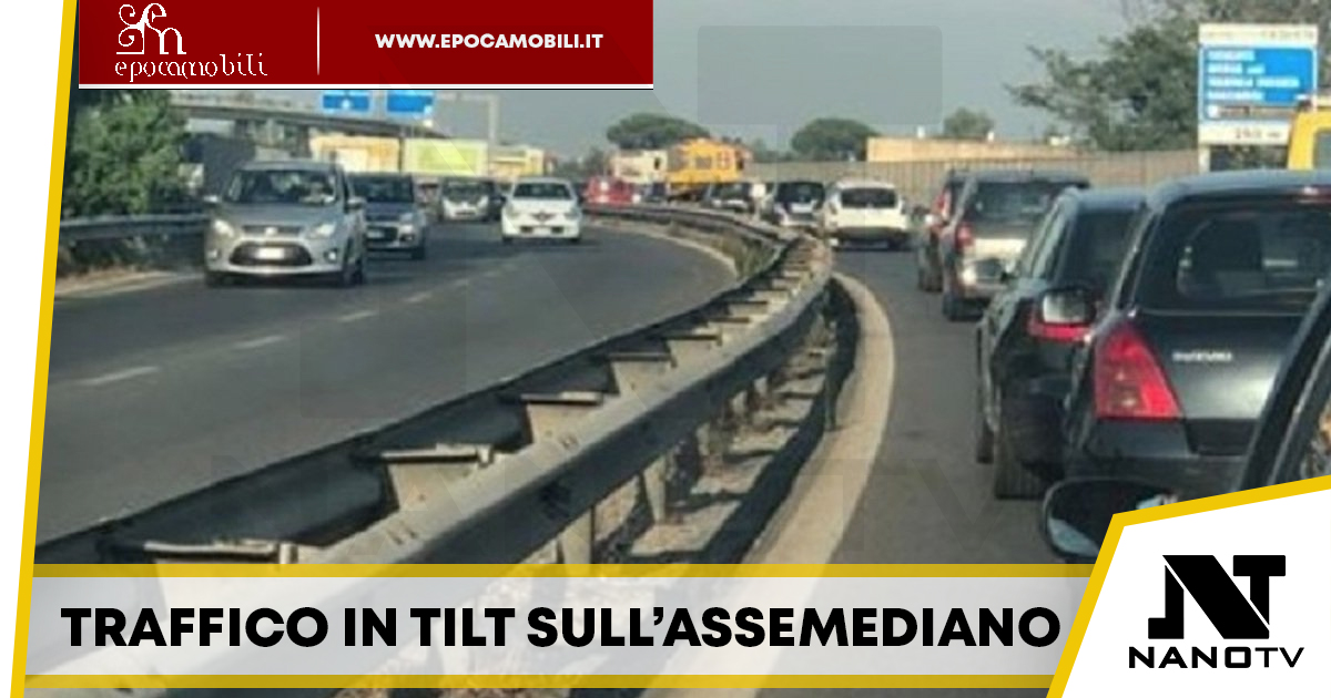 Fumo nero e sterpaglie che bruciano, traffico in tilt sull’assemediano