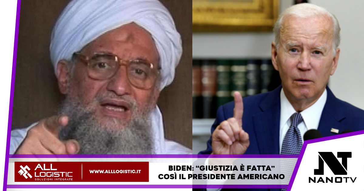 Ucciso Ayman al-Zawahiri, il capo di Al Qaeda. Lo annuncia il Presidente americano Biden