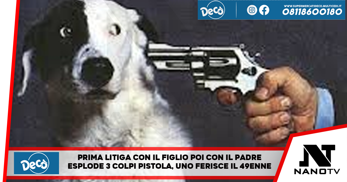 Lite condominiale per i cani finisce a colpi di pistola