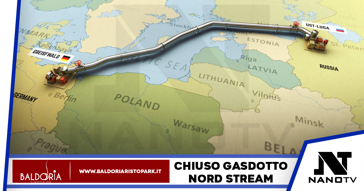 La Russia ha interrotto oggi le forniture di gas all’Europa