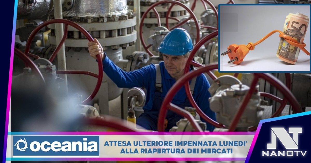 Gas, impennata fino a 262 euro (+9%) con lo stop di Gazprom