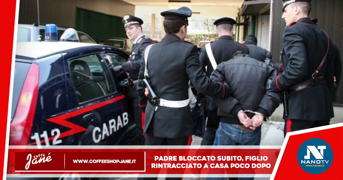 Padre e figlio in scooter alla vista dei Carabinieri buttano arma, bloccati: avevano spada giapponese, pugnali ed altre armi in casa