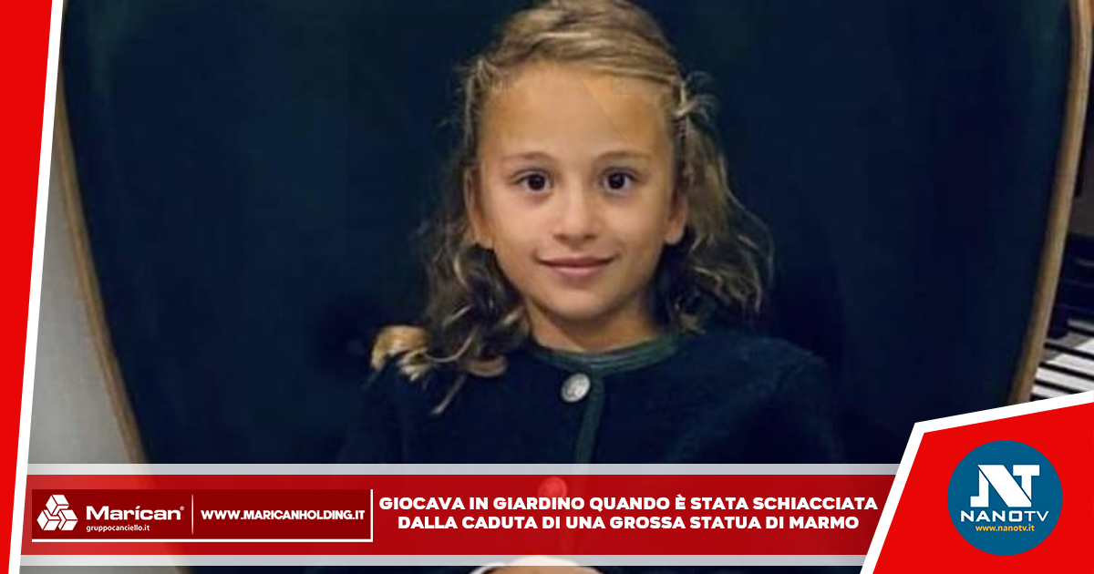 Tragedia in vacanza, Lavinia muore a 7 anni. La bambina napoletana è stata schiacciata da una statua di marmo in albergo
