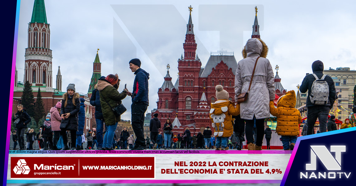 In Russia nel 2023 ci sarà la recessione. Effetto sanzioni, ‘giù gli introiti da gas-petrolio, boom di disoccupati’