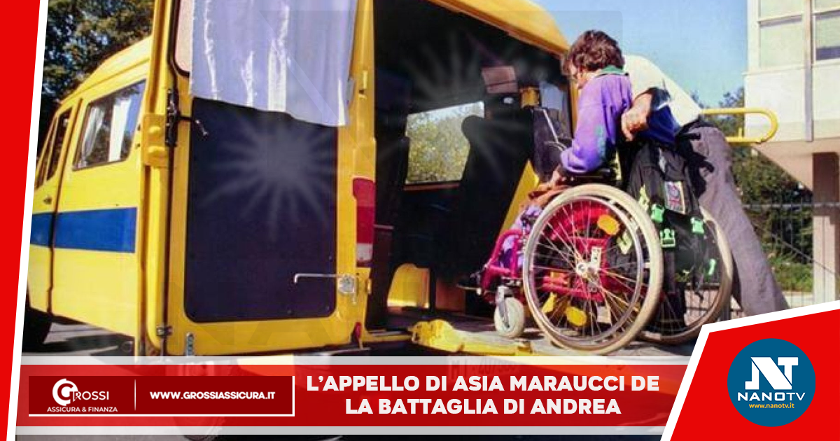 Sospeso il servizio trasporti disabili: a rischio le terapie presso l’AIAS di Afragola. La denuncia de “La Battaglia di Andrea”
