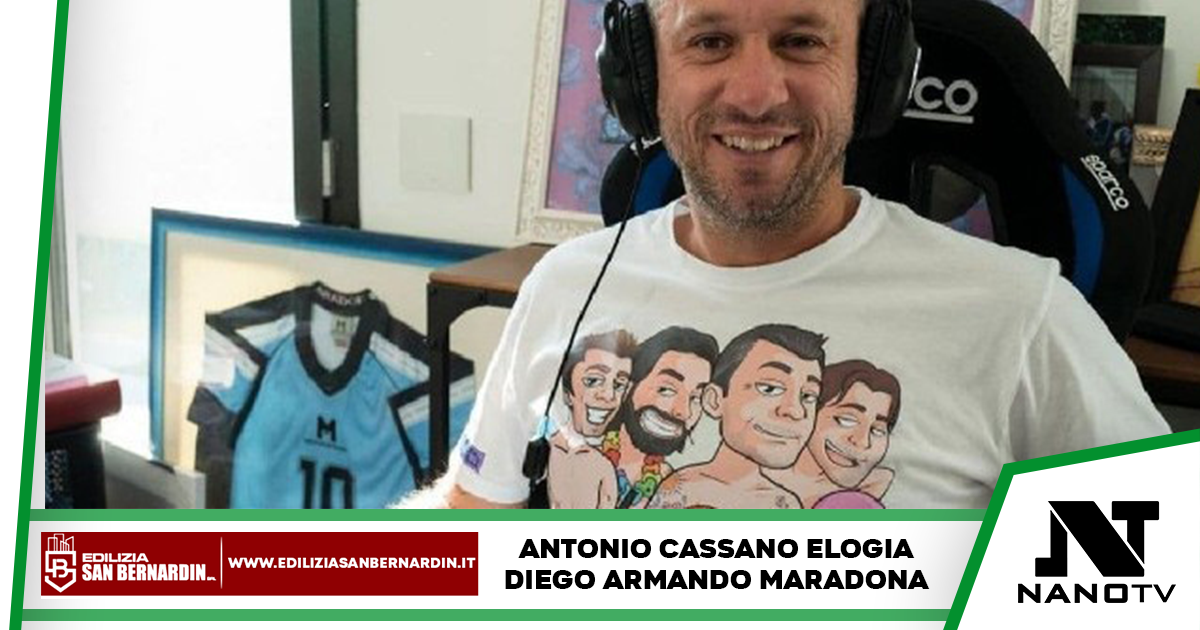 Cassano: “Maradona a Napoli ha vinto da solo”