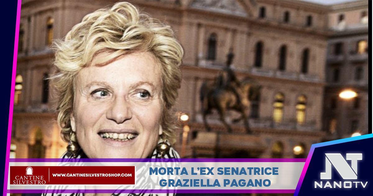Morta l’ex senatrice Graziella Pagano