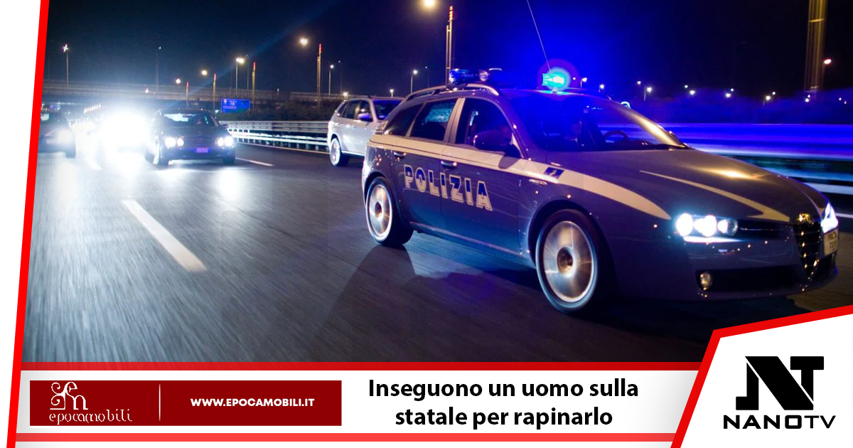 Inseguito e speronato sulla statale: coppia di criminali arrestati