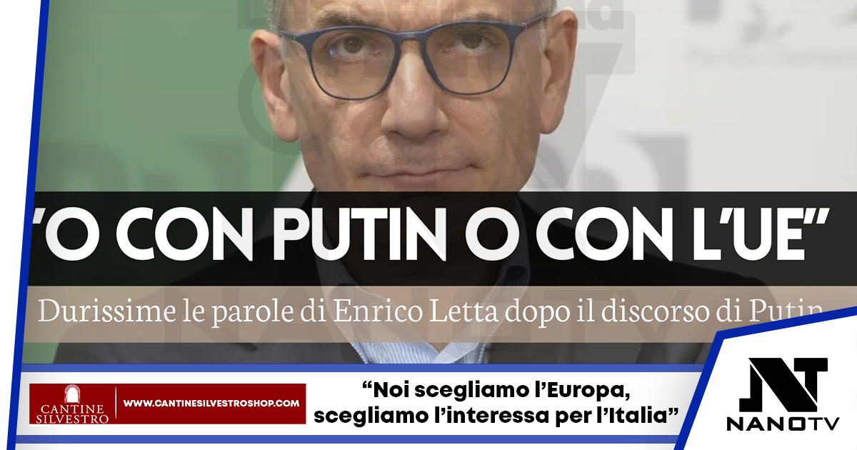 Letta: “Il 25 settembre parteciperà anche Putin alle elezioni”