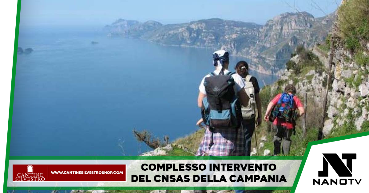 Cade lungo il sentiero degli DEI, complesso il soccorso