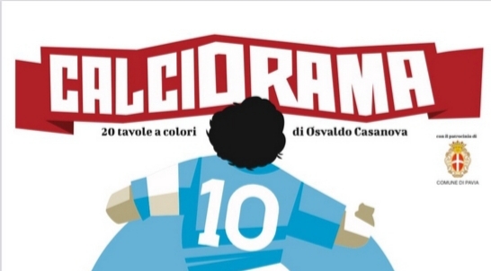 A Pavia, sará presentato al Broletto il libro che rievoca colori di maglie di calcio e storie, dentro la mostra.