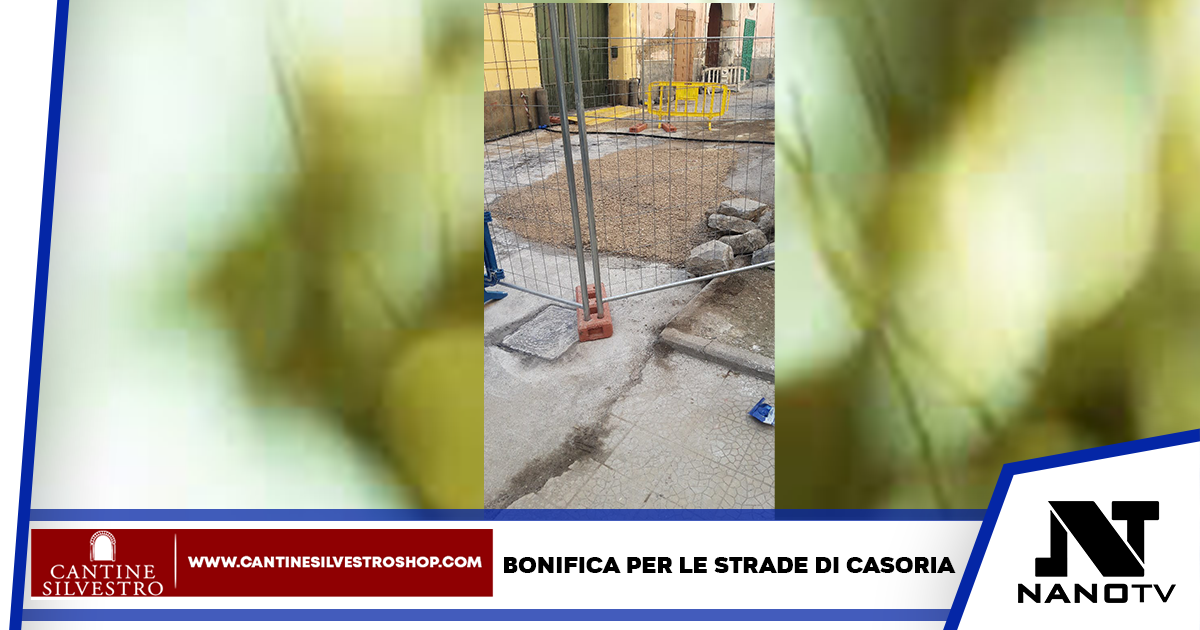 Casoria: lavori per la riapertura della strada