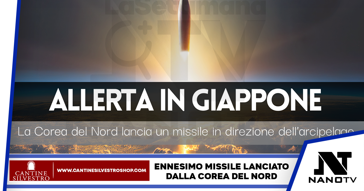 La Corea del Nord lancia l’ennesimo missile, allerta in Giappone