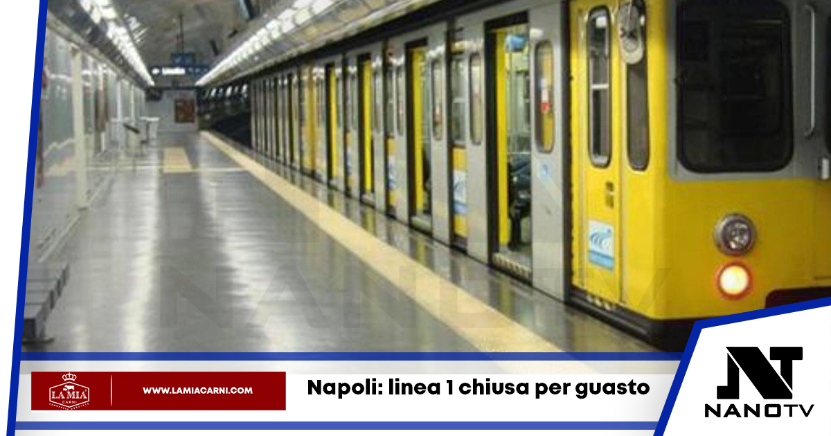 Napoli: linea 1 chiusa per un guasto