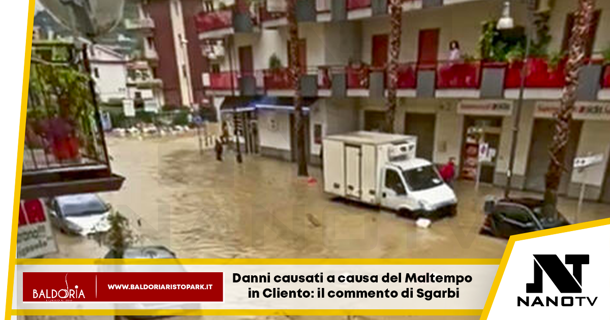 Maltempo nel Cilento: Vittorio Sgarbi solidale con la popolazione colpita dall’evento