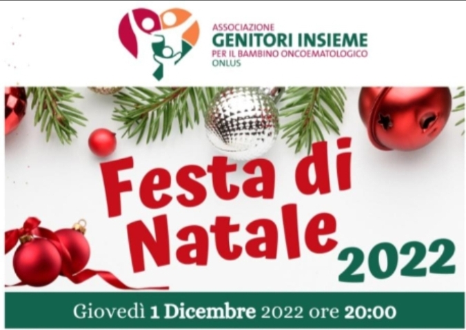 Festa di Natale Genitori Insieme per sostenere la ricerca clinica sul Sarcoma di Ewing