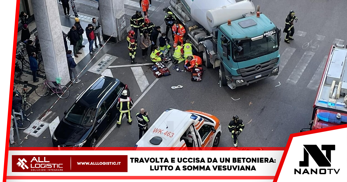 Donna travolta e uccisa da una betoniera: era al Nord per lavoro