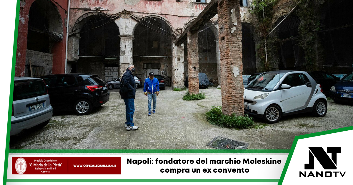 Napoli: fondatore del marchio Moleskine compra un ex convento