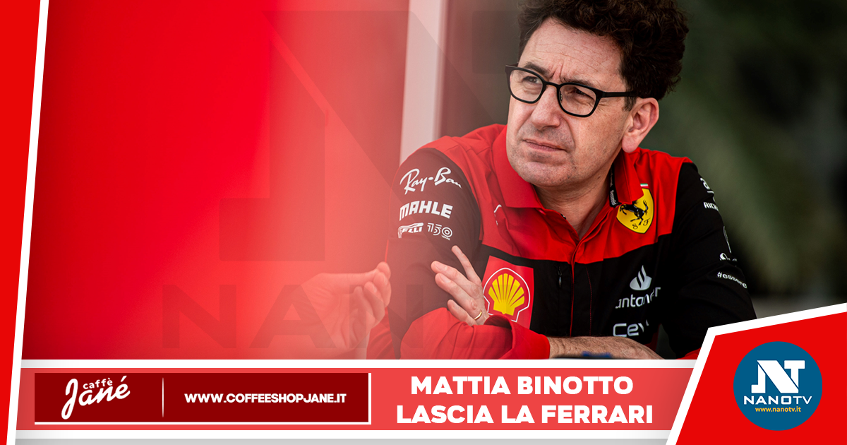 Mattia Binotto non sarà più il team principal della Scuderia Ferrari