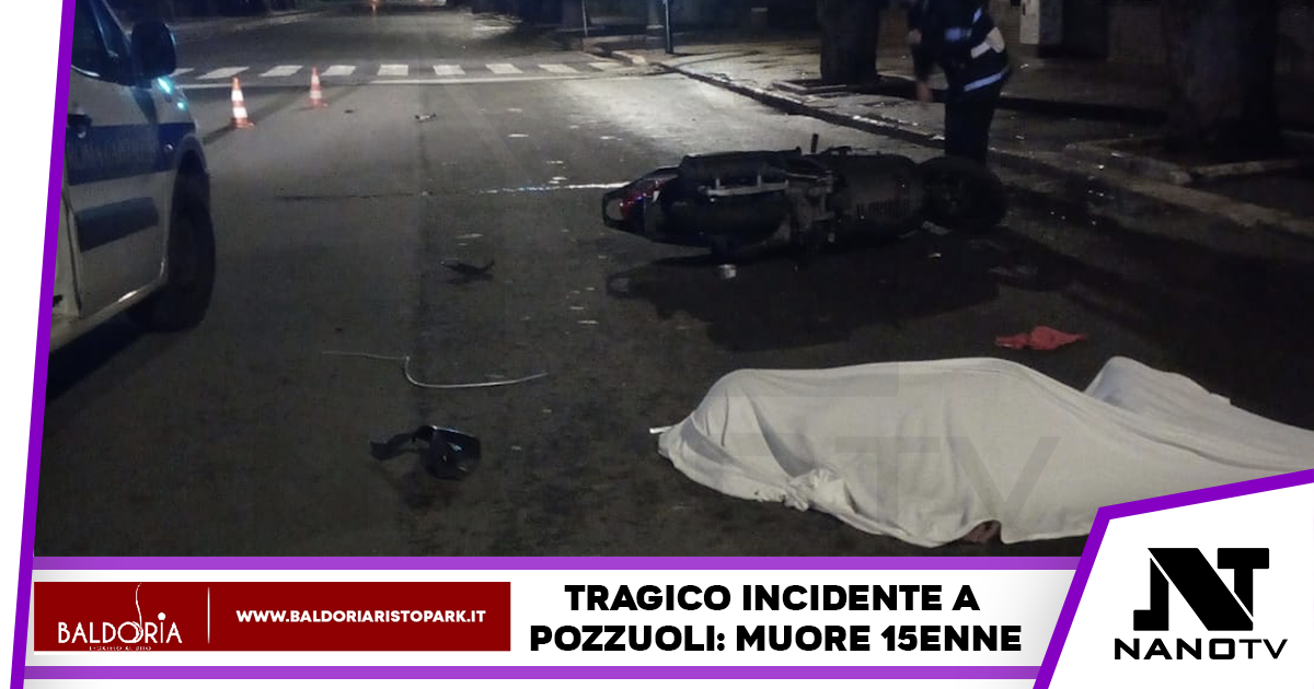 Pozzuoli: morto 15enne in un tragico incidente