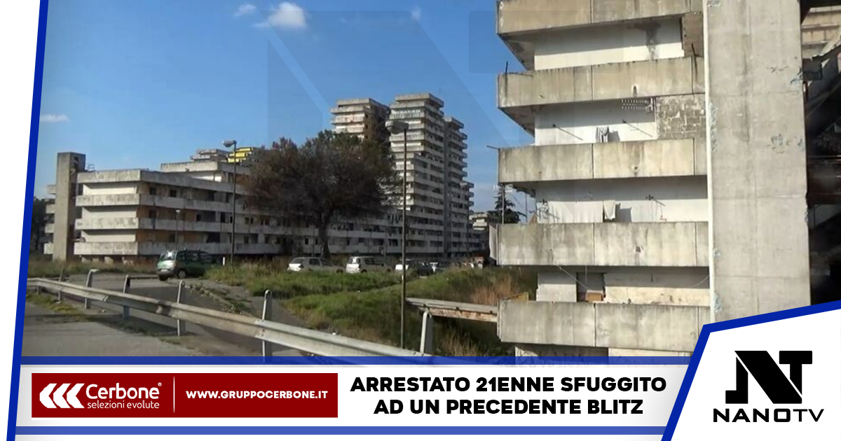 Spaccio nell’Oasi del buon pastore: arrestato 21enne sfuggito al blitz