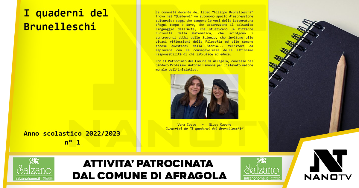 Ai nastri di partenza “I Quaderni del Brunelleschi”