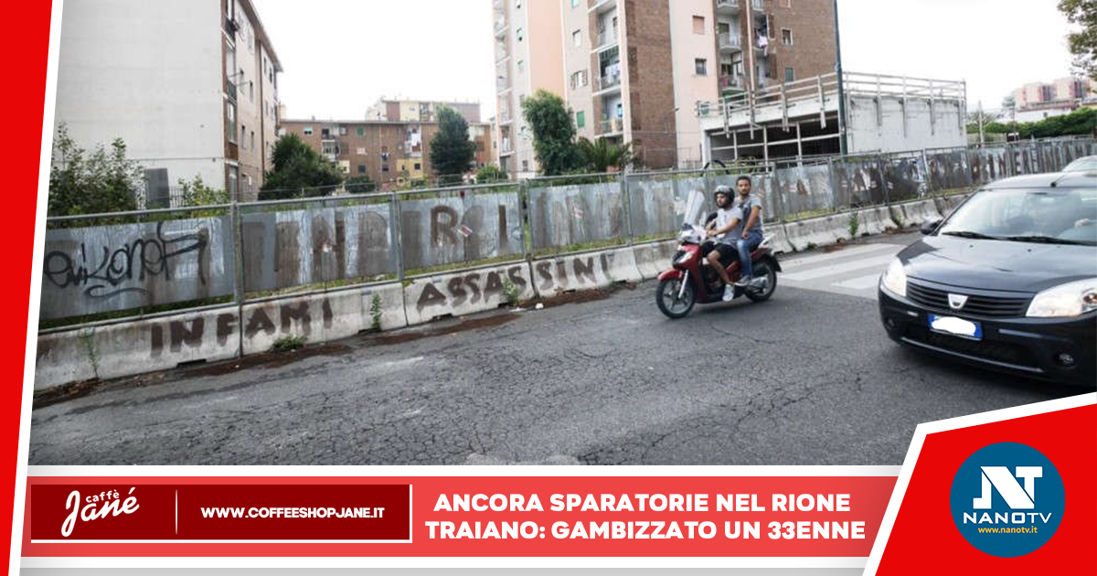 33enne gambizzato in tarda mattinata nel Rione Traiano