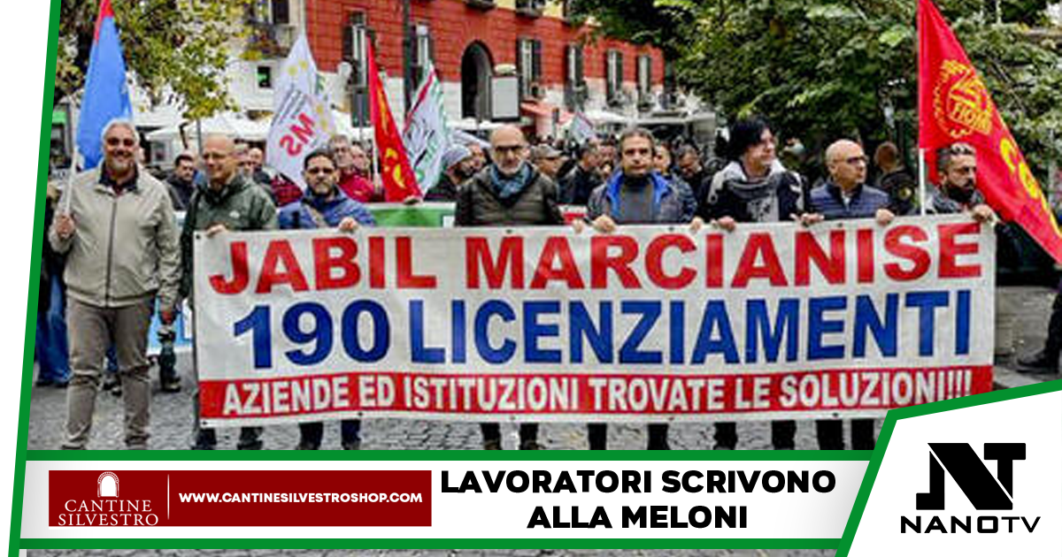 Lavoratori scrivono alla Meloni: No ai licenziamenti