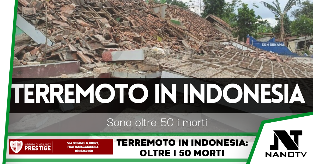 Il terremoto in Indonesia è stato devastante: oltre 50 i morti e più di 300 i feriti